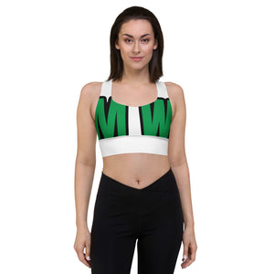 MIZZWERK 'MW' Longline sports bra