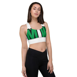 MIZZWERK 'MW' Longline sports bra