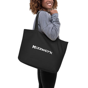 MIZZWERK 'STRAIGHT MIZZWERK' Large organic tote bag