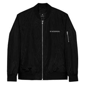 MIZZWERK 'MIZZWERK BE MIZZWERK.'  Premium recycled bomber jacket