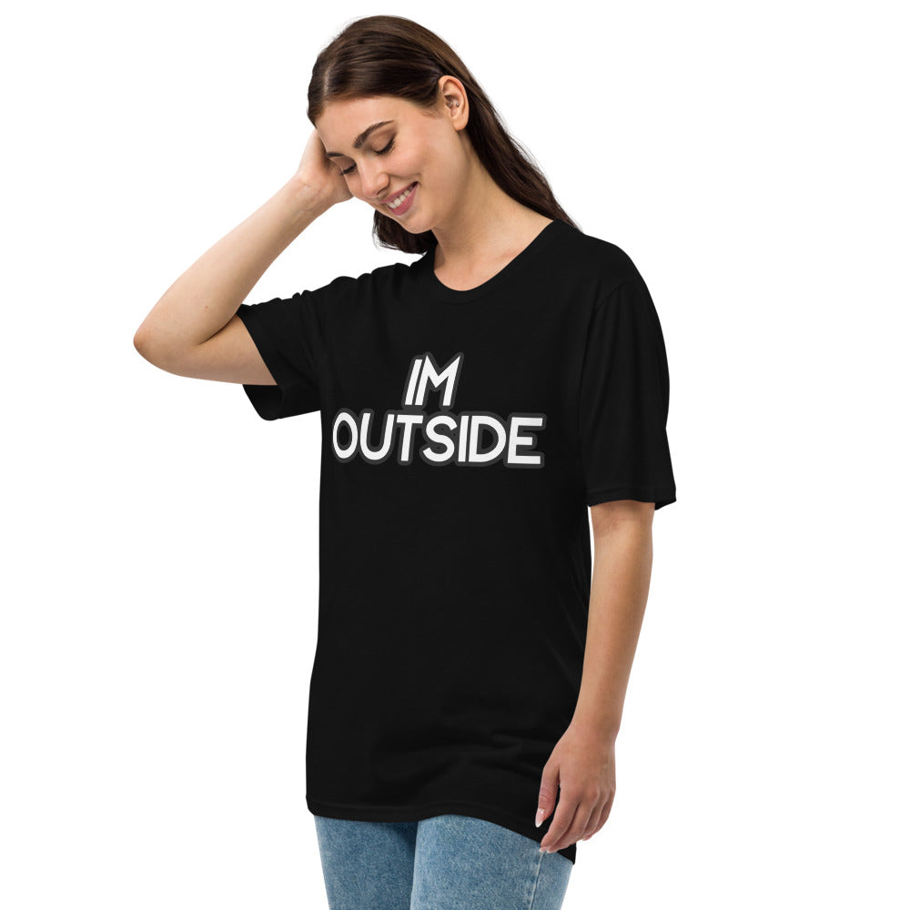 MIZZWERK 'MIZZWERK IM OUTSIDE' Unisex premium viscose hemp t-shirt