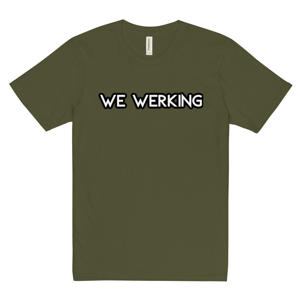 MIZZWERK 'MIZZWERK WE WERKING' Unisex premium viscose hemp t-shirt