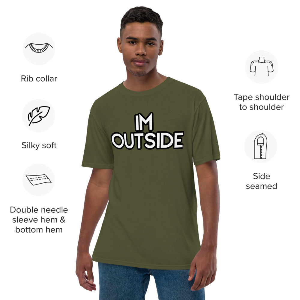 MIZZWERK 'MIZZWERK IM OUTSIDE' Unisex premium viscose hemp t-shirt