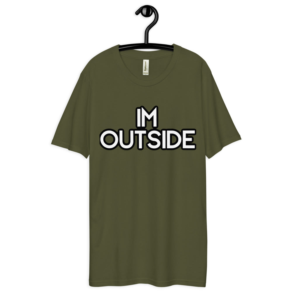 MIZZWERK 'MIZZWERK IM OUTSIDE' Unisex premium viscose hemp t-shirt