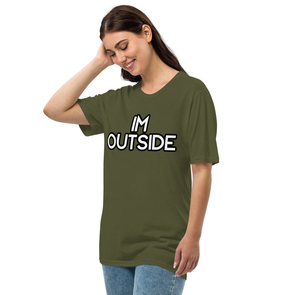 MIZZWERK 'MIZZWERK IM OUTSIDE' Unisex premium viscose hemp t-shirt