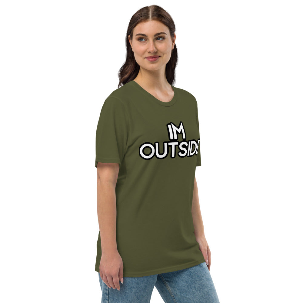 MIZZWERK 'MIZZWERK IM OUTSIDE' Unisex premium viscose hemp t-shirt