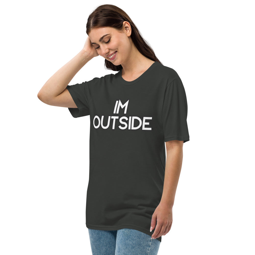 MIZZWERK 'MIZZWERK IM OUTSIDE' Unisex premium viscose hemp t-shirt