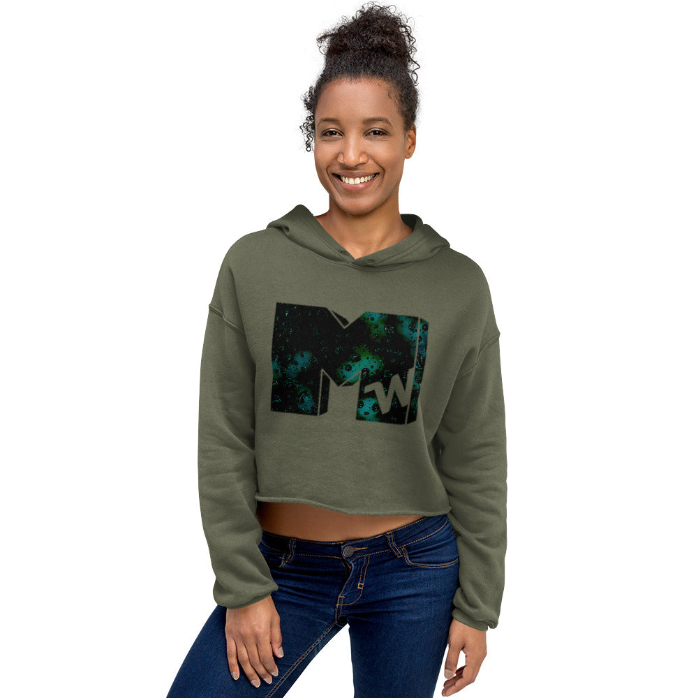 MIZZWERK 'TV' LADIES Crop Hoodie