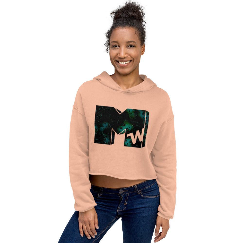 MIZZWERK 'TV' LADIES Crop Hoodie