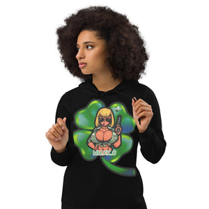 MIZZWERK MM.KK.8  'LUCKY CHARM' Women's eco fitted hoodie