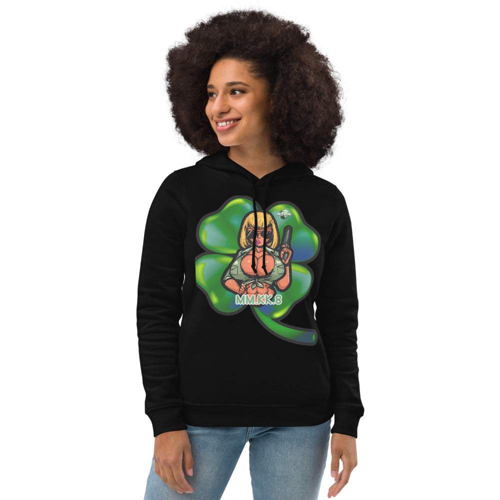 MIZZWERK MM.KK.8  'LUCKY CHARM' Women's eco fitted hoodie