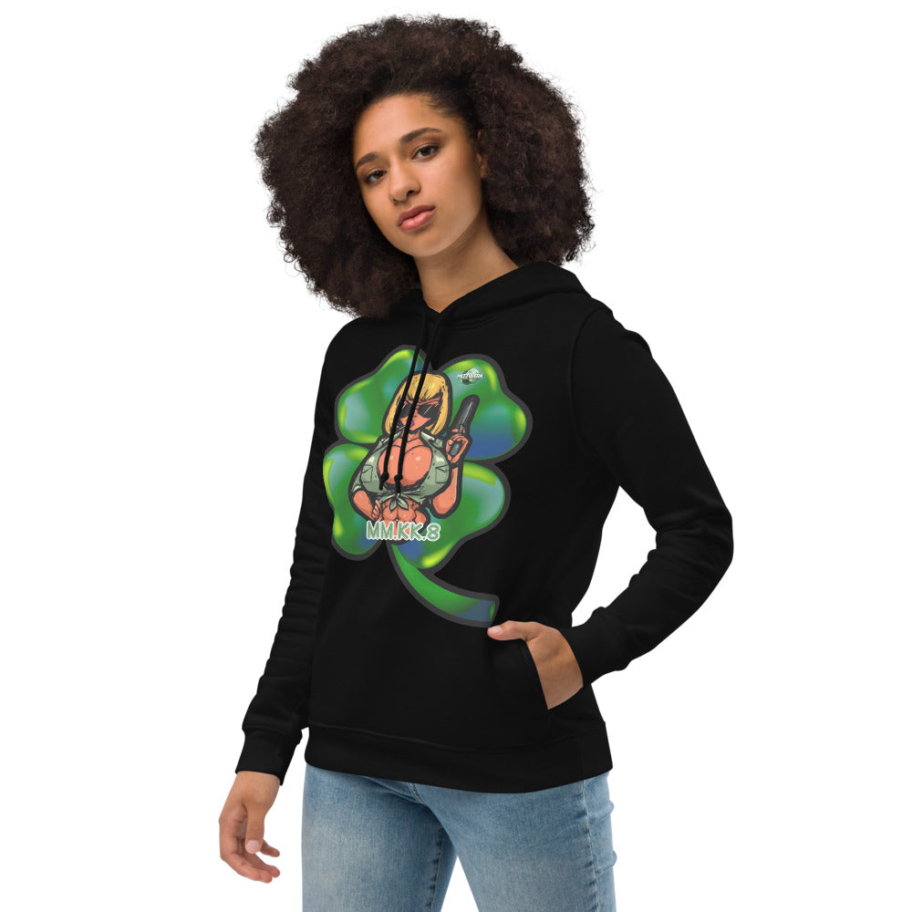 MIZZWERK MM.KK.8  'LUCKY CHARM' Women's eco fitted hoodie