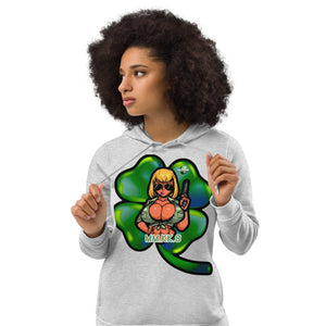 MIZZWERK MM.KK.8  'LUCKY CHARM' Women's eco fitted hoodie