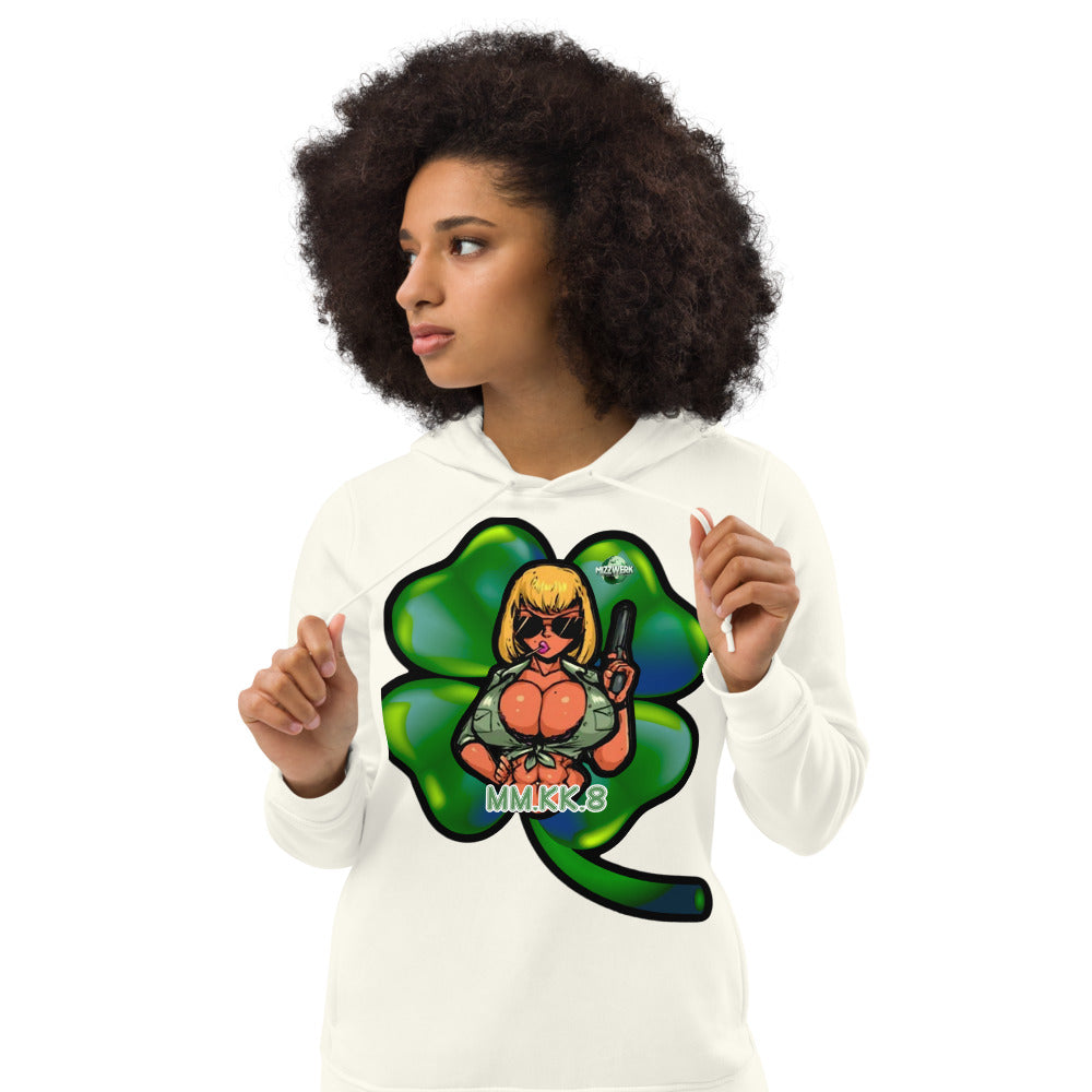 MIZZWERK MM.KK.8  'LUCKY CHARM' Women's eco fitted hoodie