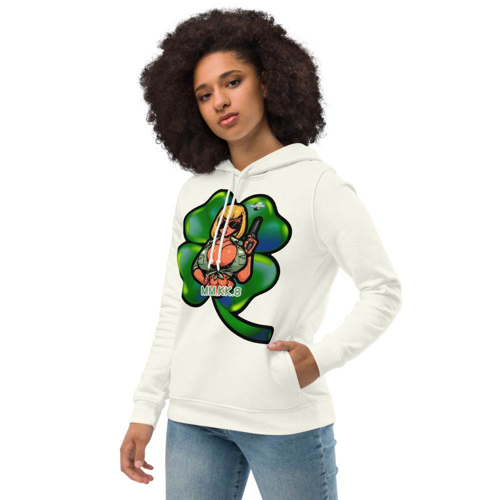 MIZZWERK MM.KK.8  'LUCKY CHARM' Women's eco fitted hoodie