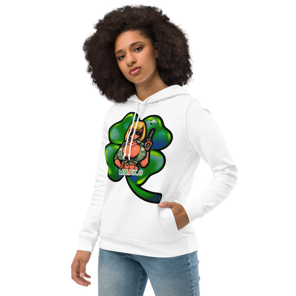 MIZZWERK MM.KK.8  'LUCKY CHARM' Women's eco fitted hoodie