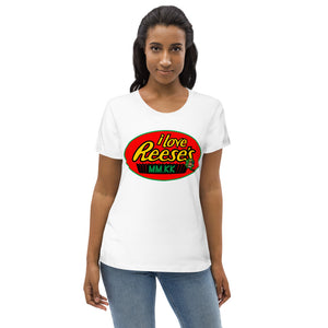 MIZZWERK MM.KK.8 'I LOVE REESE'S' Women's fitted eco tee