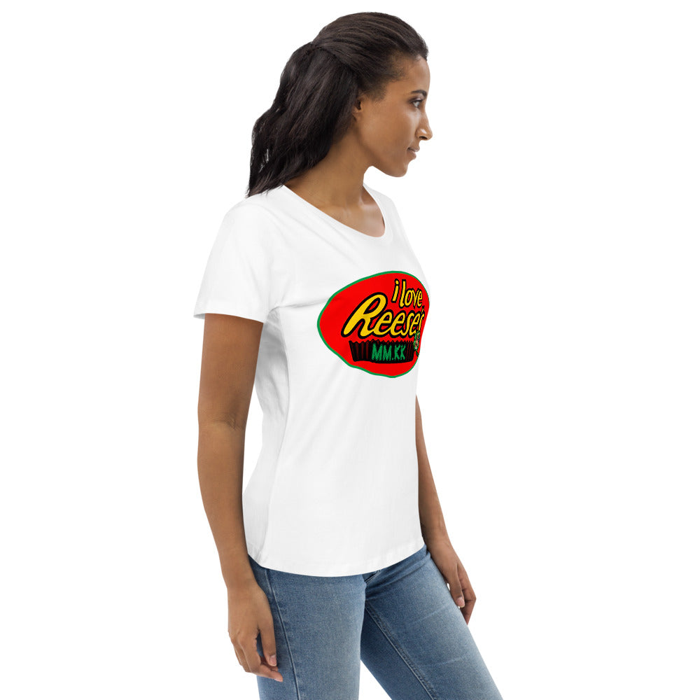 MIZZWERK MM.KK.8 'I LOVE REESE'S' Women's fitted eco tee