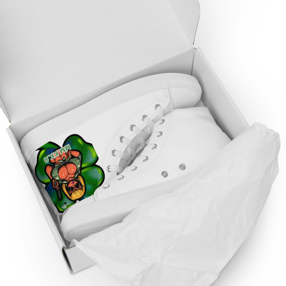 MIZZWERK MM.KK.8 'LUCKY CHARM' Women’s high top canvas shoes